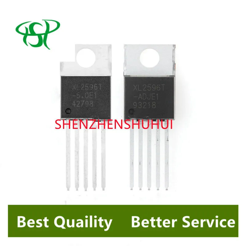 

10pcs/lot NEW ORIGINAL XL2596T-ADJ XL2596T-3.3V 5.0V ADJE1 12E1 in-line TO-220