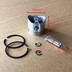 OM43 Piston Kit 40mm fits EFCO OLEO-MAC 43 44 OM 43 OM44 brush cuttertrimmer