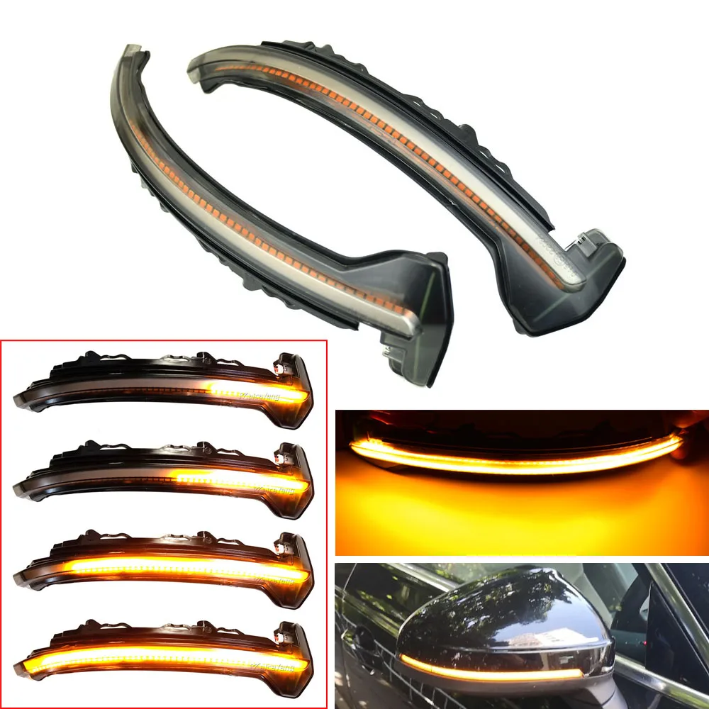 For Audi TT TTS TT RS MK3 8S 2015-2020 R8 2016- 2020 LED Dynamic Turn Signal Side Mirror Indicator Sequential Light
