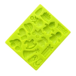 BABY Silicone Sugarcraft Mold Resin Tools Cupcake Baking Mould Fondant Cake Decorating Tools