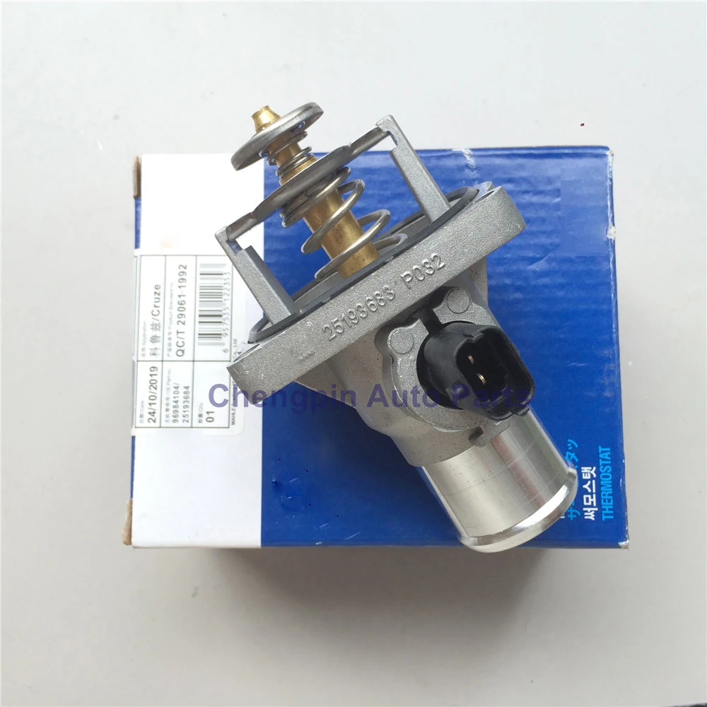 Zespół termostatu płynu chłodzącego silnik OEM # 96984104 25193683 55597008   Dla Chevrolet Cruze Sonic Aveo Astra Zafira Signum