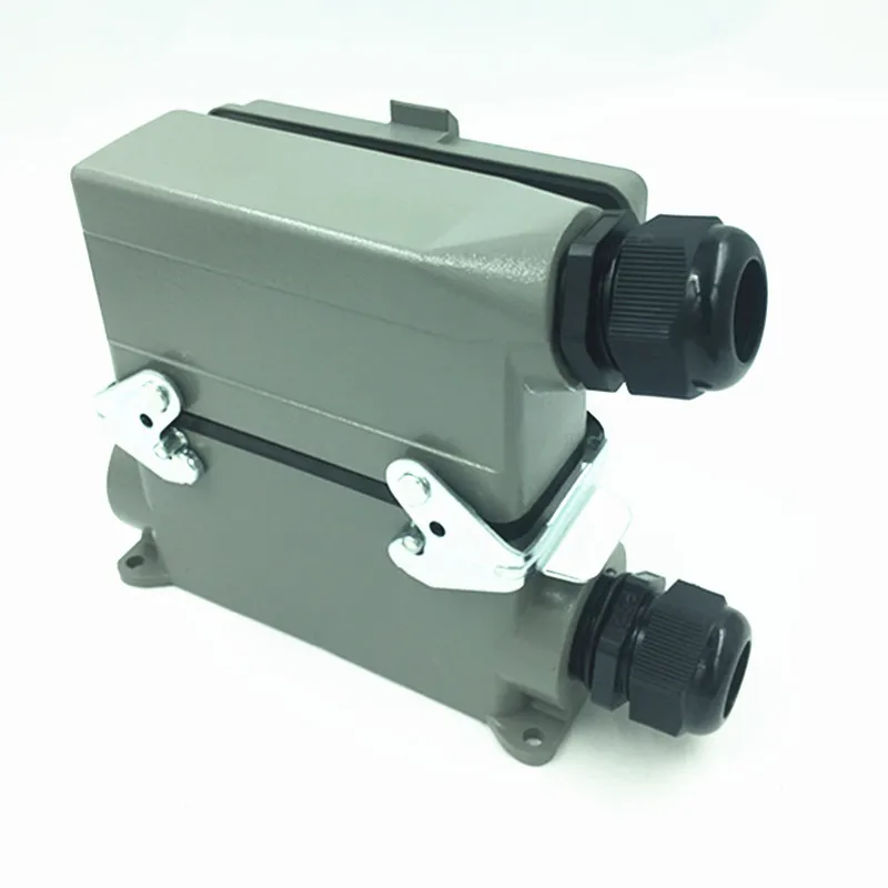 Connecteur Résistant Rectangulaire Prise Coureur Chaud Plug-in Prise Étanche HDC-HE-024-3 Surface Monté 24-core