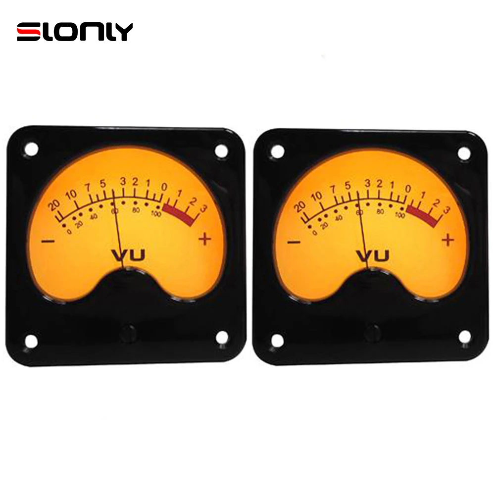 

2pcs TR-57 High Precision VU Meters Level DB Meter Amplifier Pre-level Level Meter Speaker Power Meter Head with Backlight