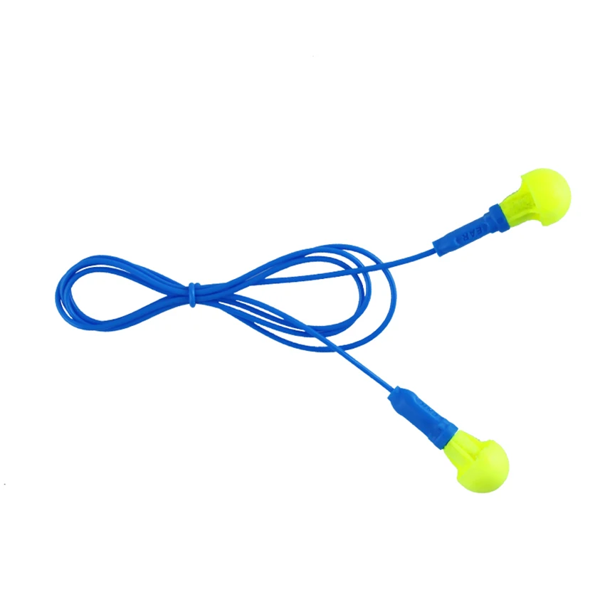 Soft Foam Corded Ear Plugs Ears Protector Reusable Hearing Protection Noise Reduction Earplugs Earmuff Sleep Soundproof Earplugs