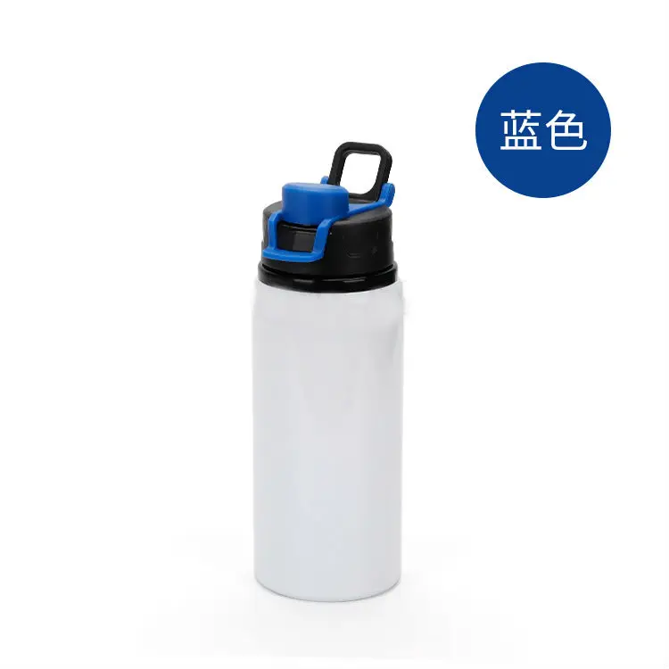 Custom Logo 600ml Water Bottle Sport Cup Aluminium Tritan Outdoor Travel Portable Leakproof Drinkware Sublimation Drink Bottles