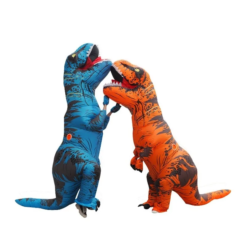 

Funny Dinosaur Halloween Event Tyrannosaurus Rex Inflatable Garment Celebrity Inspired Evening Party Spoof Dinosaur Costume