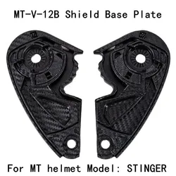 Soporte de vidrio para casco MT STINGER THUNDER 3 SV, piezas de repuesto, placa base para parabrisas, soporte de vidrio para MT-V-12