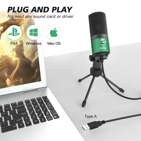 Fifine K669 USB Конденсаторный Микрофон для записи и стриминга — изображение продукта