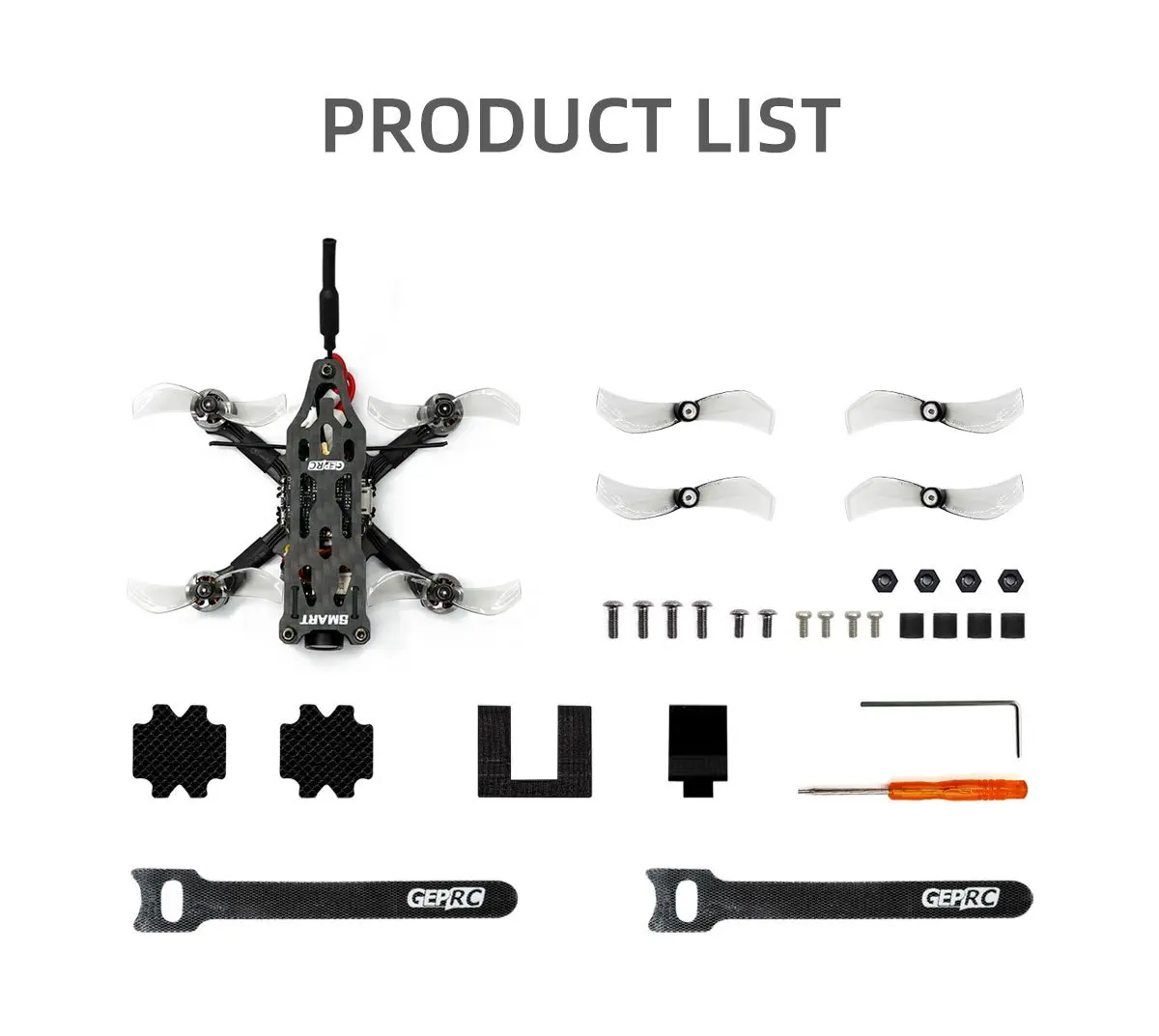 GEPRC SMART16 Freestyle FPV Racing Drone / Caddx Ant / 0803 Motor / STABLE F411 BLheli_S 4IN1 12A ESC For FRSKY TBS ELRS RX