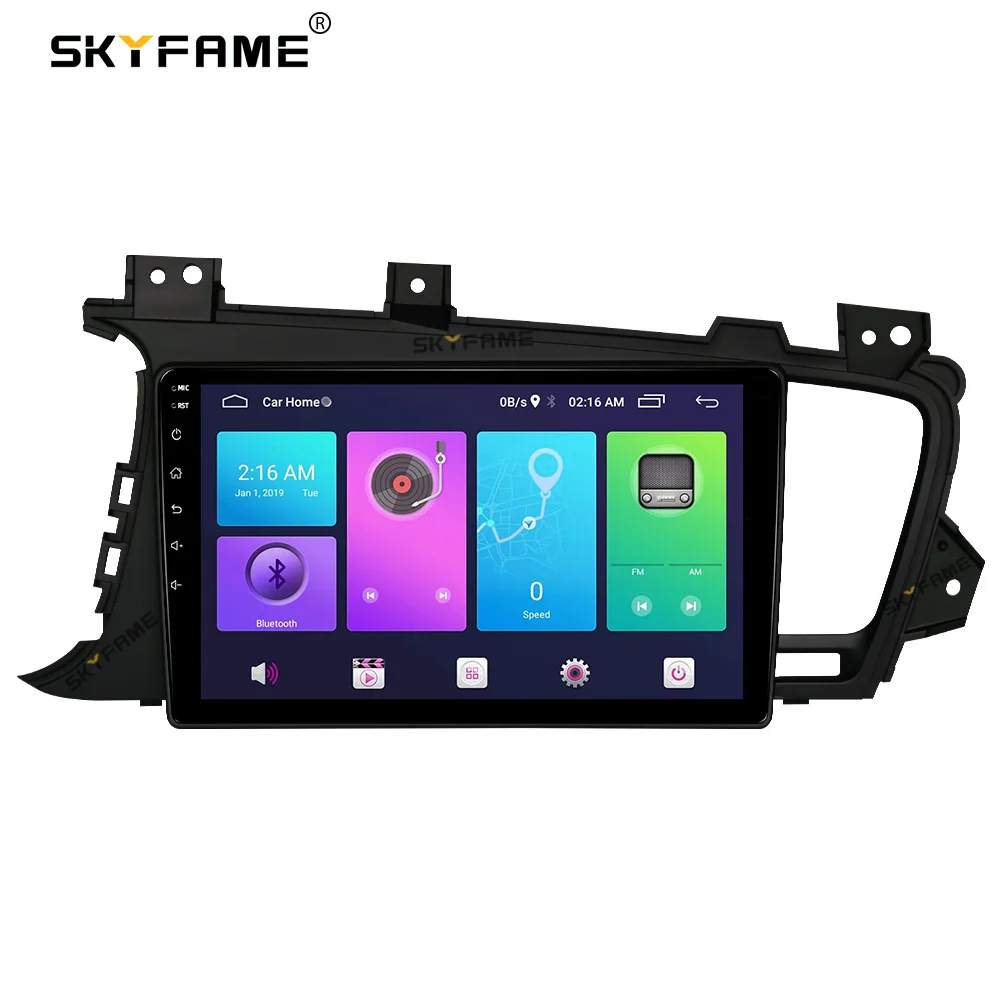 SKYFAME Car Frame Fascia Adapter Android Radio Audio Dash Fitting Panel Kit For Kia K5 Optima