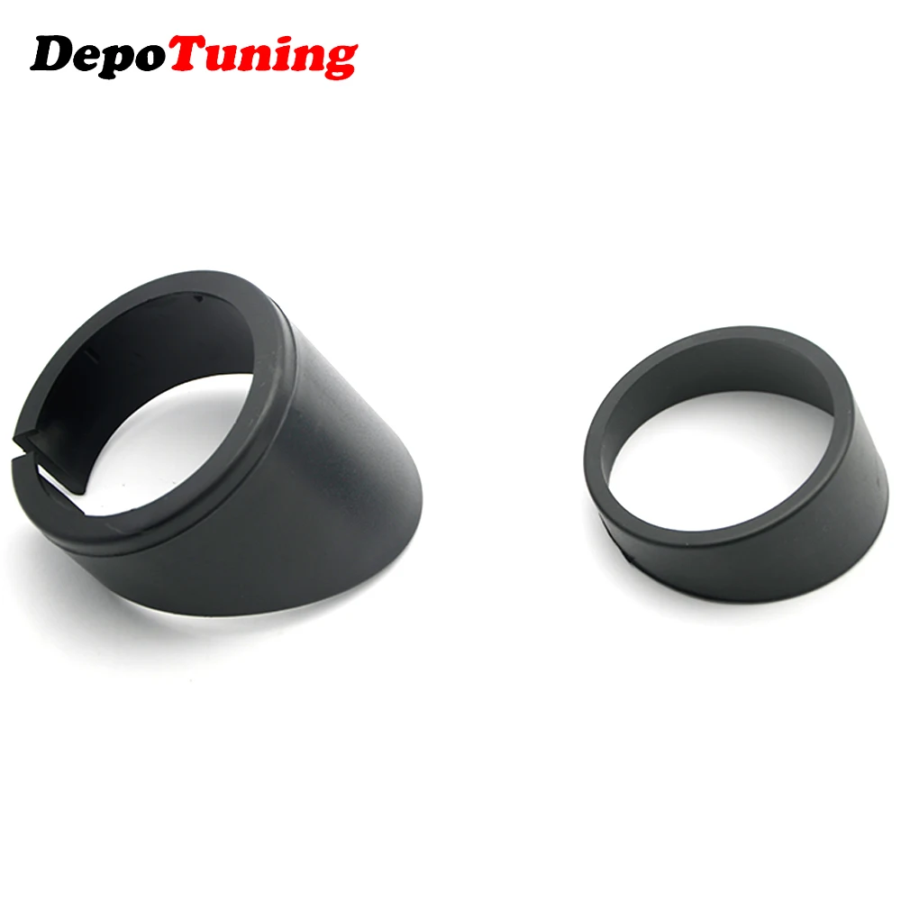 DepoTuning 52mm 60mm Gauge Visor Cover Surround Protector Sun Light Shield Hood Visor Cover/Pod /Cap /Cup holder/Car Meter