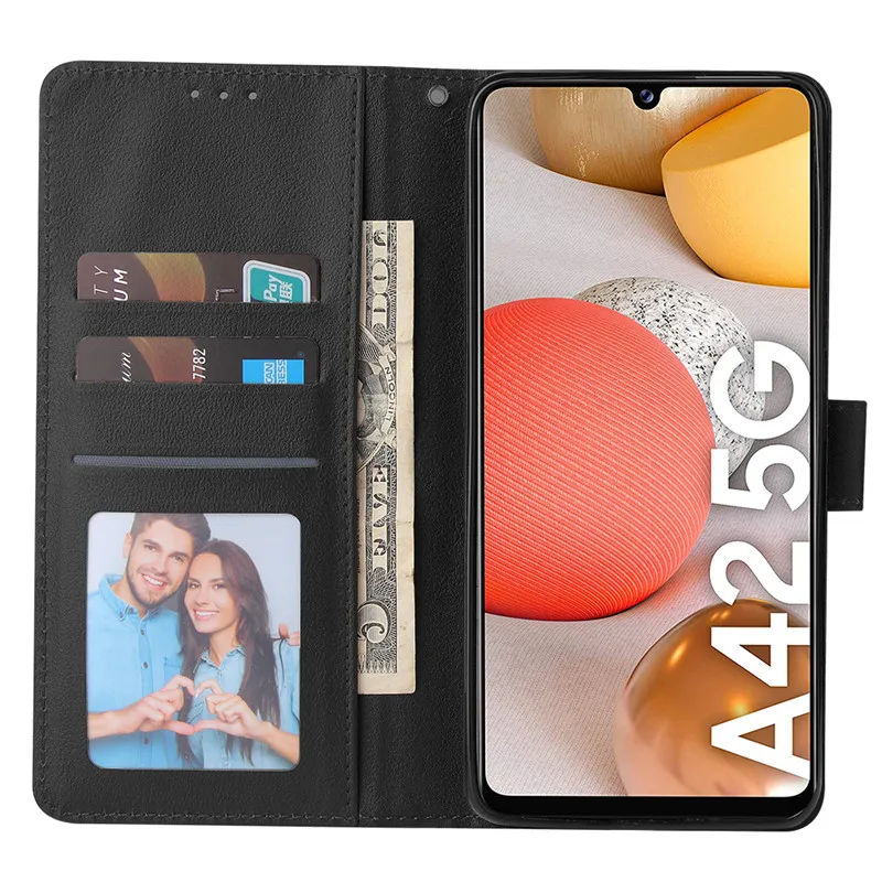 For etui Samsung Galaxy A42 5G Leather Case on sFor Coque Samsung A42 5G Case Galaxy A12 A 42 SM-A426 Cover Flip Wallet Cases