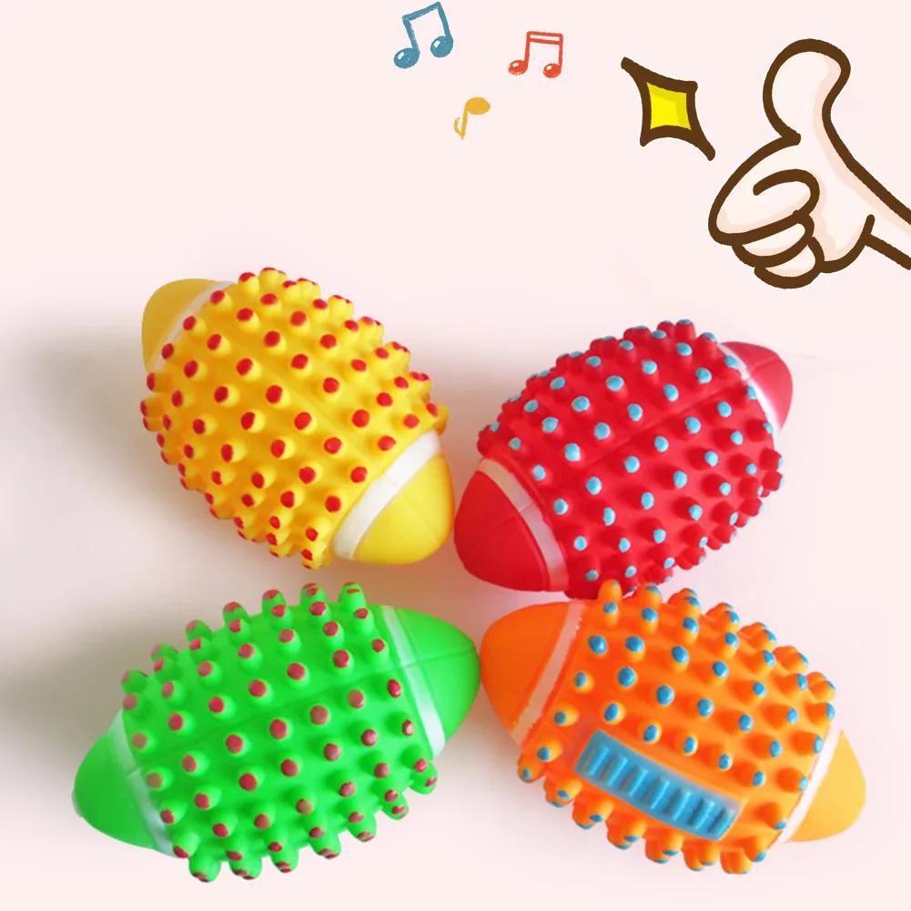 Dog Rubber Ball Funny Trick Toy For Dogs Chew Squeaker Squeaky Dog Sound Toys Pet Dog Accessories Interactive Cats Toys