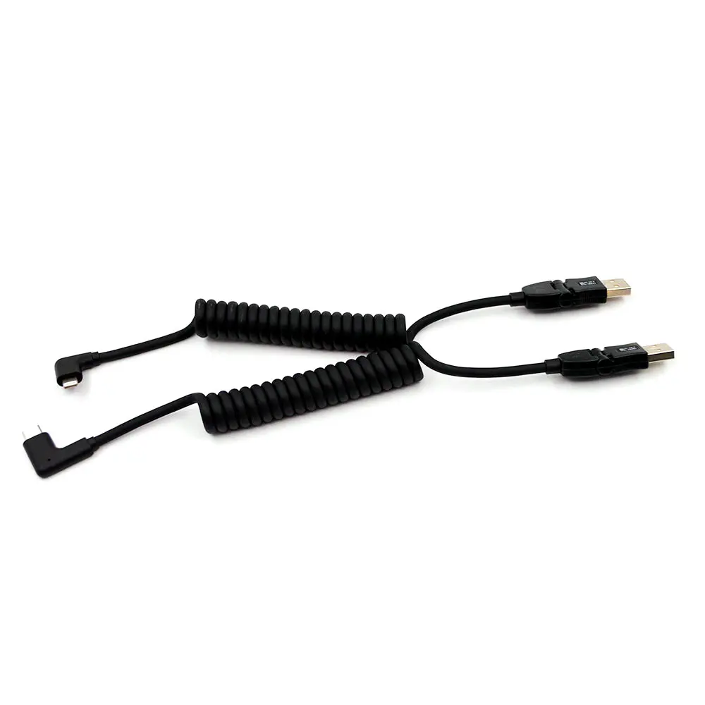 Original para A4 A5 A6 A7 A8 coche VW USB cable de carga de cable T-YPEC para iphone cable USB a Micro USB