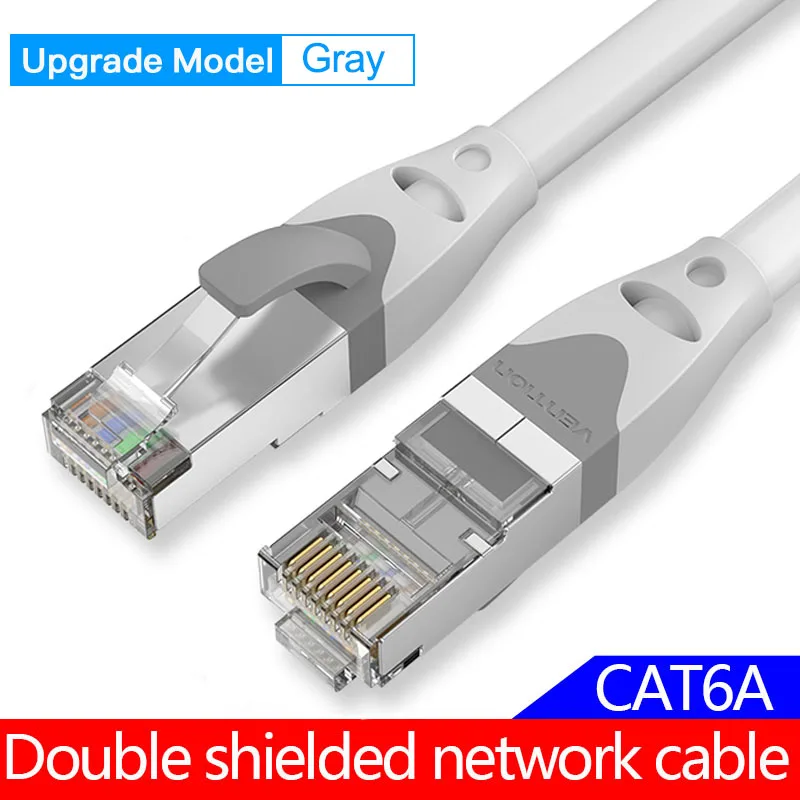 Ventie Ethernet-kabel RJ45 Cat 6A Lan-kabel UTP RJ 45-netwerkkabel voor Cat6 Cat6a Compatibel patchsnoer voor modemrouterkabel