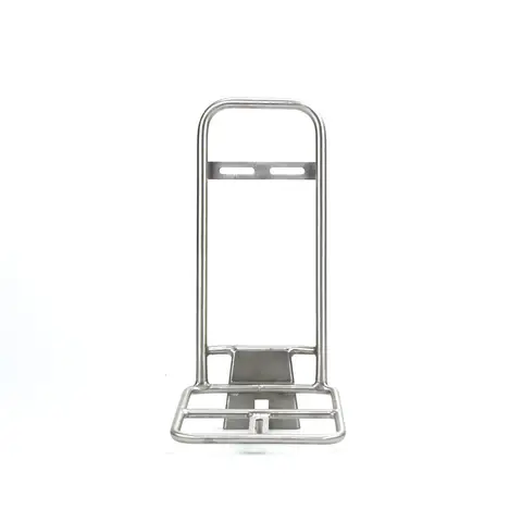 초경량 티타늄 자전거 가방 프론트 랙 합금 프론트 랙, 브롬톤 자전거에 적합, 약. 240g
