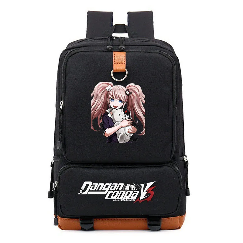 

Danganronpa Backpack Boys Girls Students School Bag Daily Travel Backpacks Large Capacity Laptop Bookbag Mochila