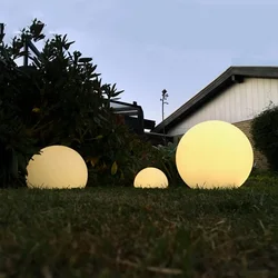 LED Solar Power Garden Lights Outdoor Lighting Solar Energy Waterproof Warm White Lawn Driveway Yard Garden Decoration Ball lamp