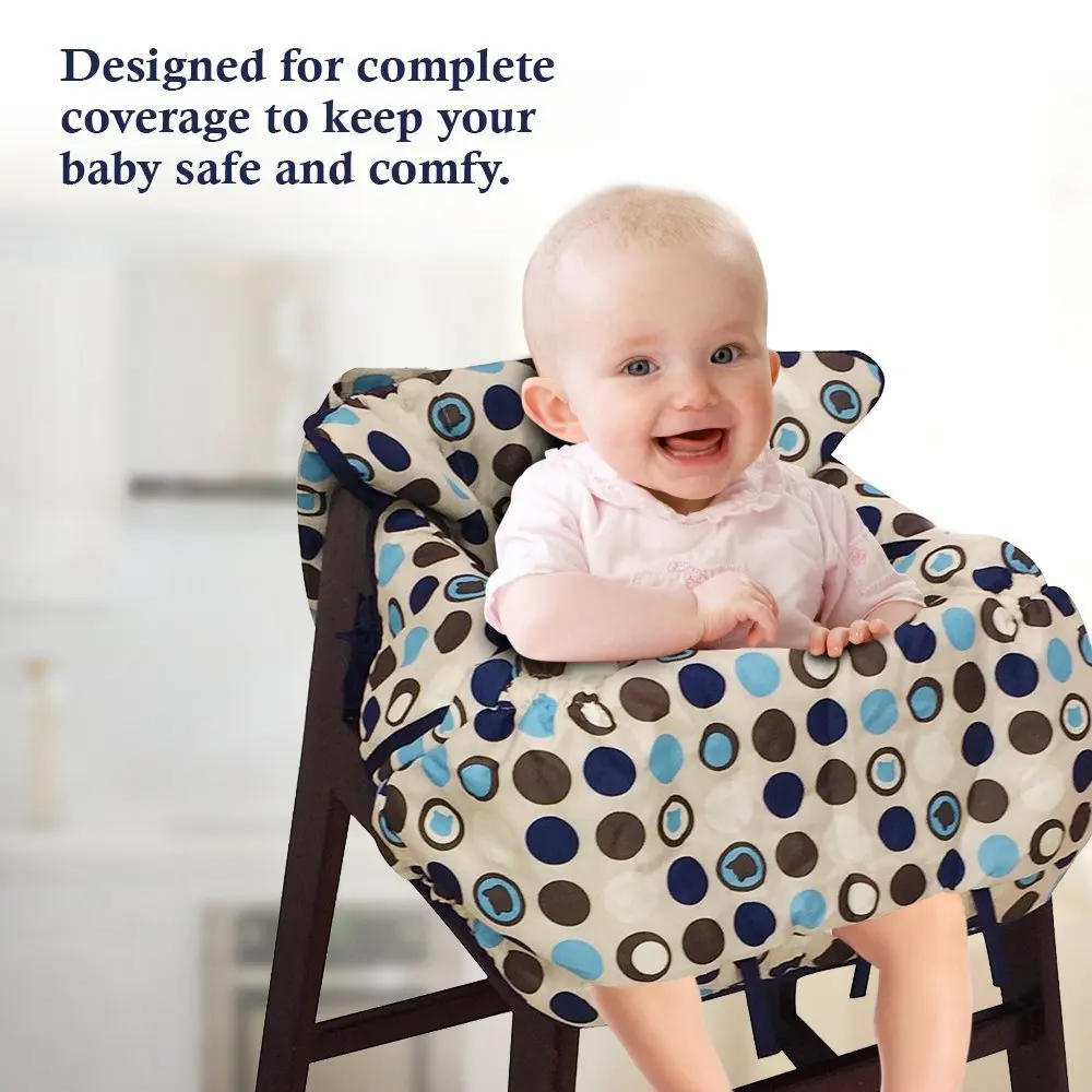 

Foreign Trade Export High-End 2-in-1 Suitable for Wal-Mart Shopping Cart Cover Baby High Base Chair Cover