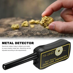 High Sensitivity Adjustable TX-2002 Handheld Metal Detector Long Range Diamond Archeological Gold Underground Metal Detector