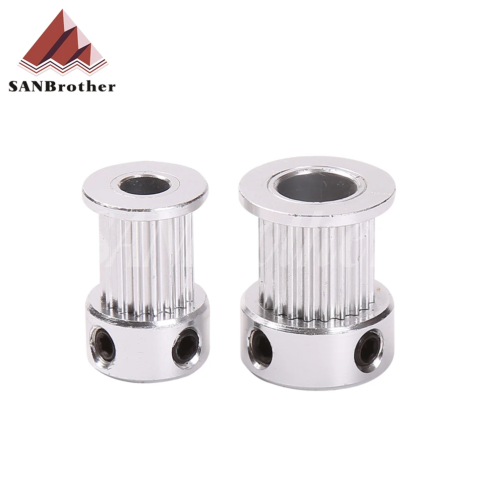 3D Printer Parts GT2 Timing Pulley 16 Tooth 2GT 20 Teeth Aluminum Bore 5mm 8mm Synchronous Wheels Gear Part For Width 6mm 10mm