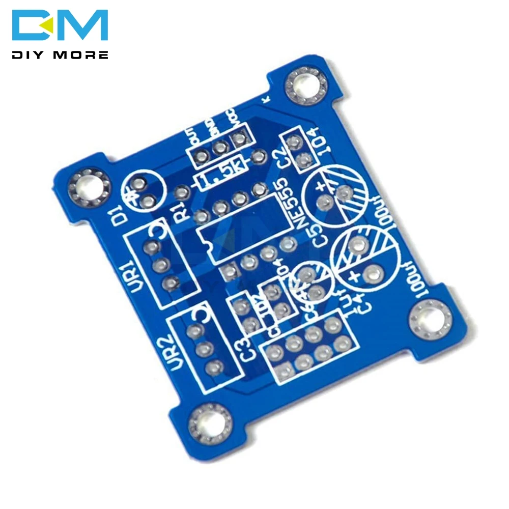 Adjustable NE555 Pulse Frequency Adjustable Module Duty Cycle Module Square Wave Signal Generator DIY Kit BOARD 5V-15V DC