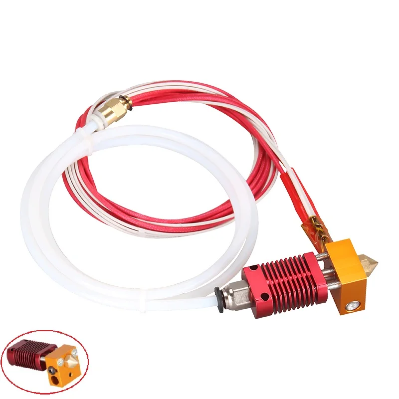 

MEGA J-head CR10 CR10S Hotend Extruder Kit 12V 24V 40W 1.75 0.4MM Bowdon Nozzle MK10 MK9 Heat Block HeatSink 3D Printer Parts