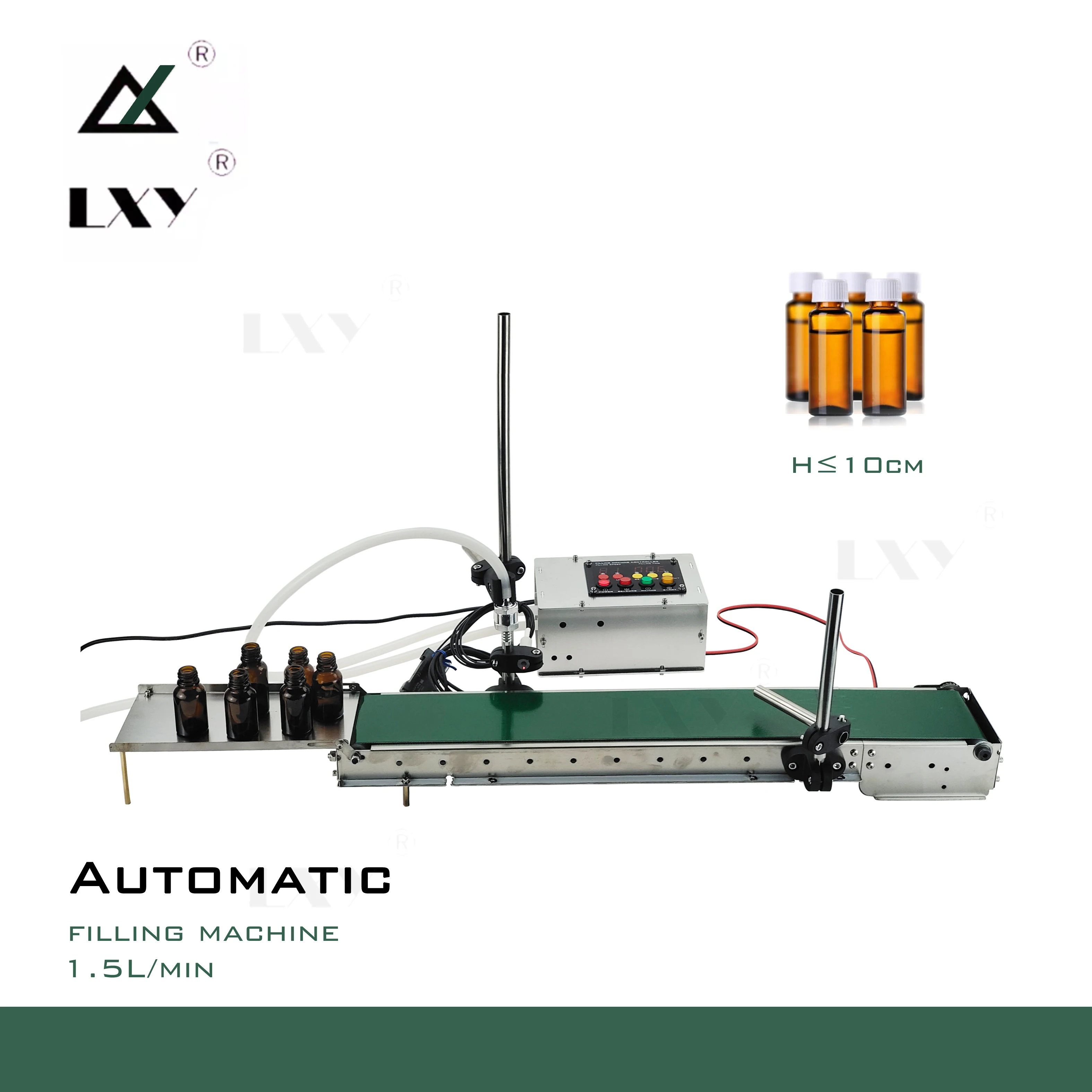 DIY-100A le remplissage liquide à tête unique de la bande transporteuse automatique peut fouetter haute précision haute température et chaleur