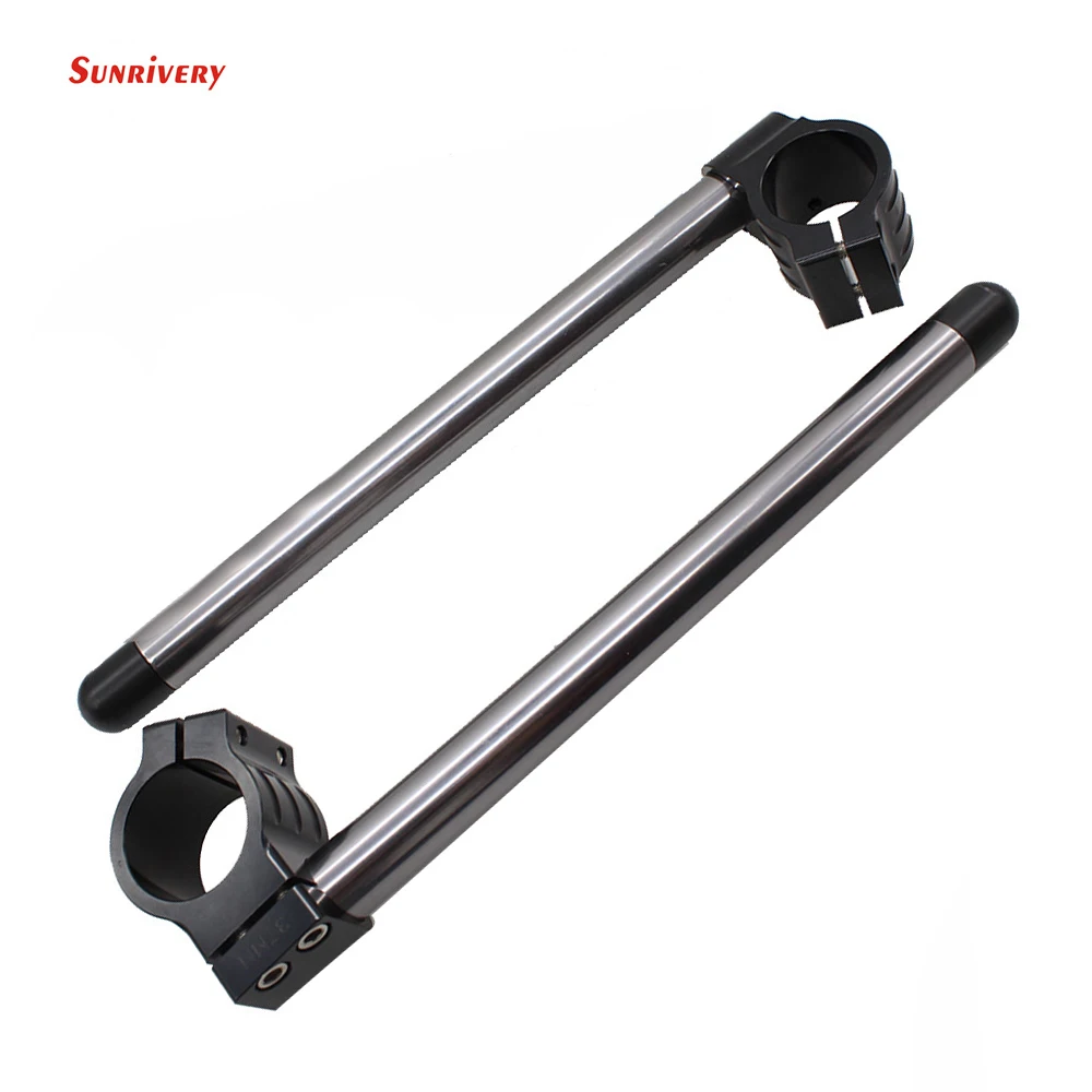 CNC Aluminum For Suzuki TL1000S GSXR1100 Motorcycle Handlebar Rised Riser Clip On Clip-ons Fork Handle Bar Clamp