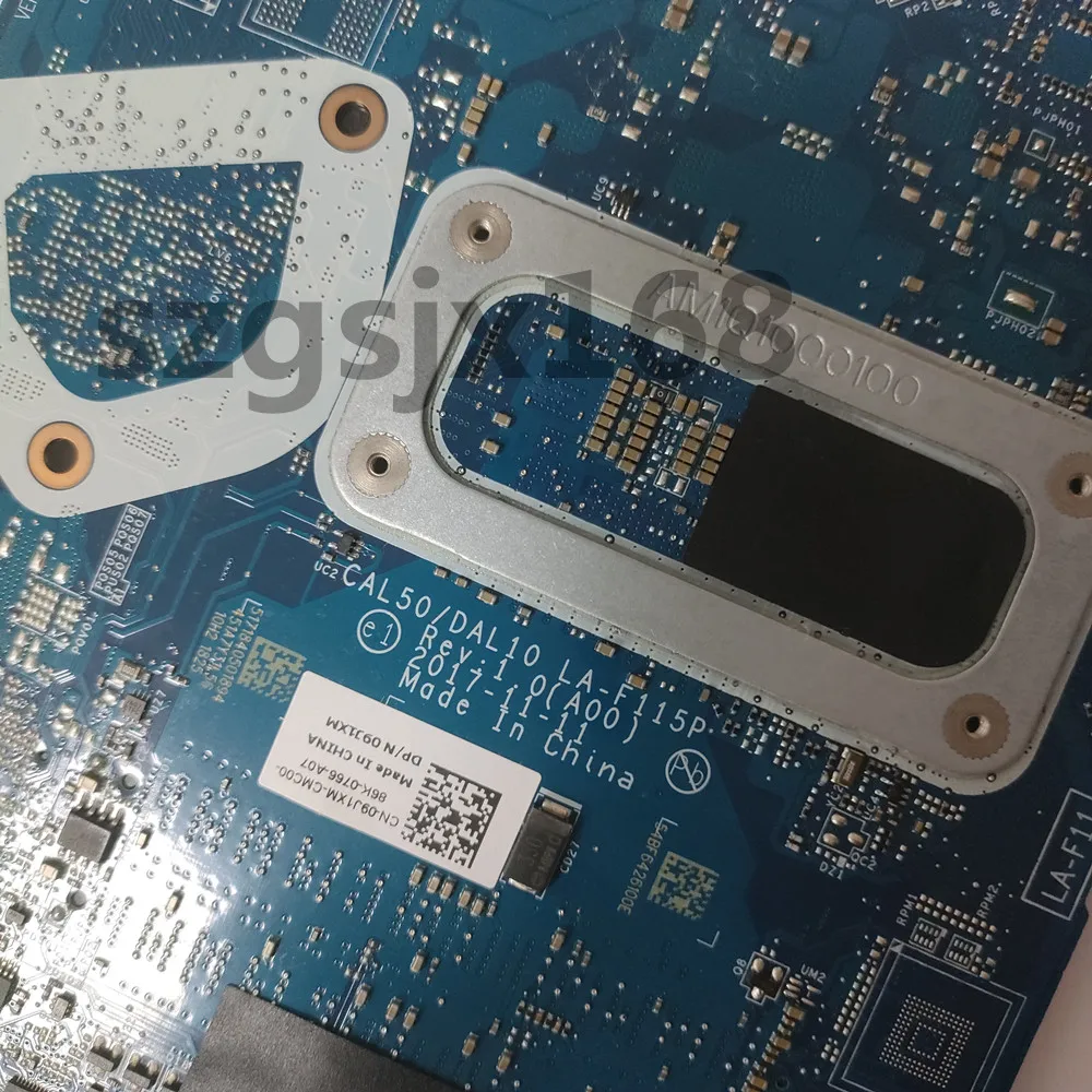 Imagem -03 - Dell-inspiron 5570 Laptop Motherboard Cal50 Dal10 La-f115p Cn09j1xm 09j1xm I57200u 100 Teste