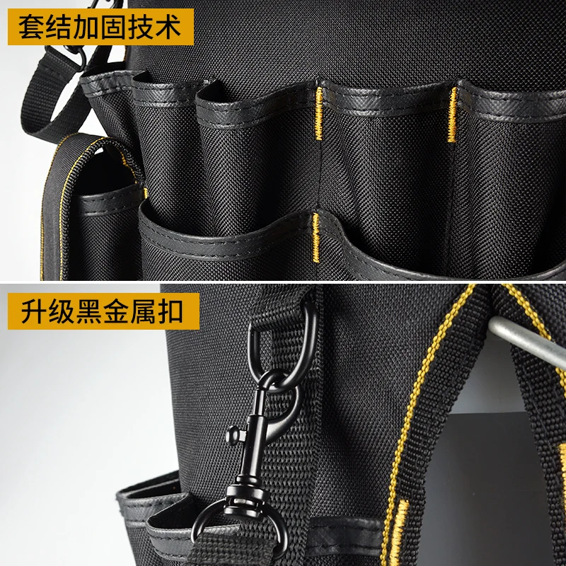 Electrician Canvas Tool Bag Large Capacity Outdoor Camp Multifunctional Tool Bag Gereedschapstas Climbing Packaging BD50TB