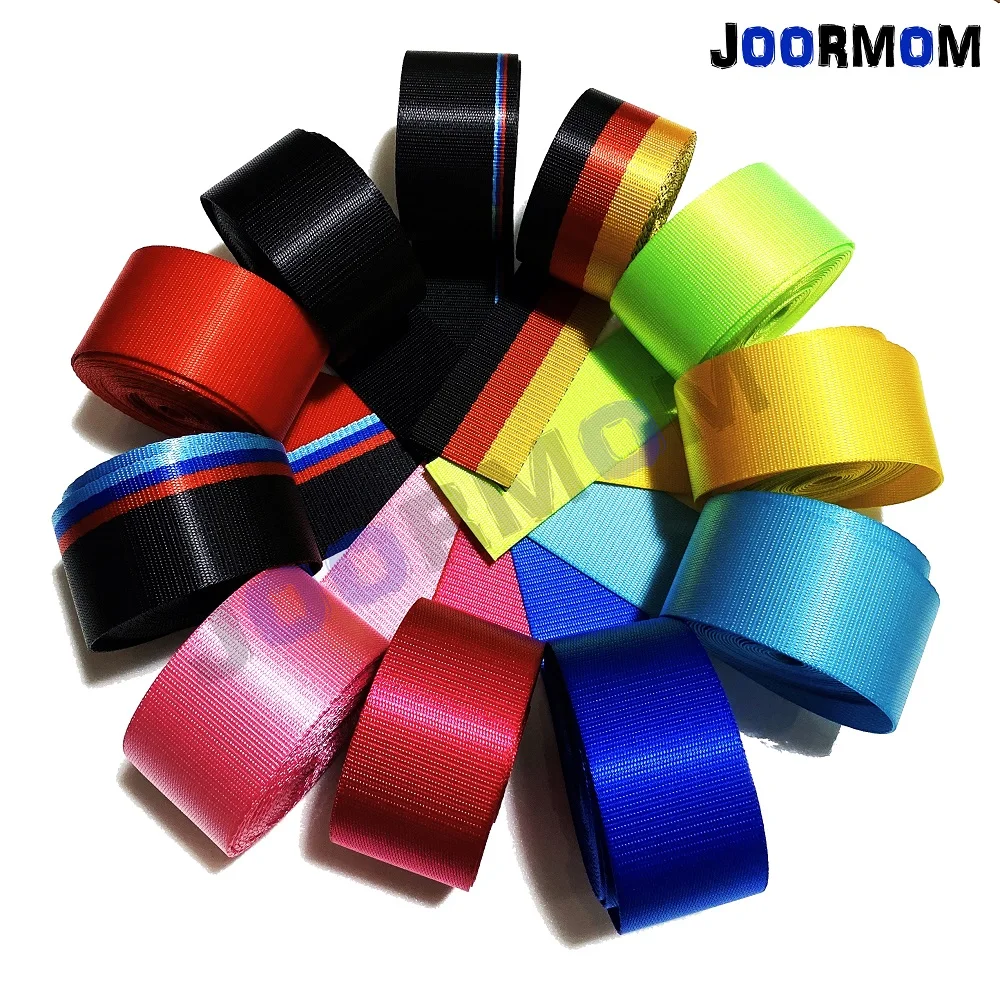 Auto 3.6M/Roll Modified Seat Belt Webbing European Standard Racing Car Modified Seat Safety Belts Car Accessories