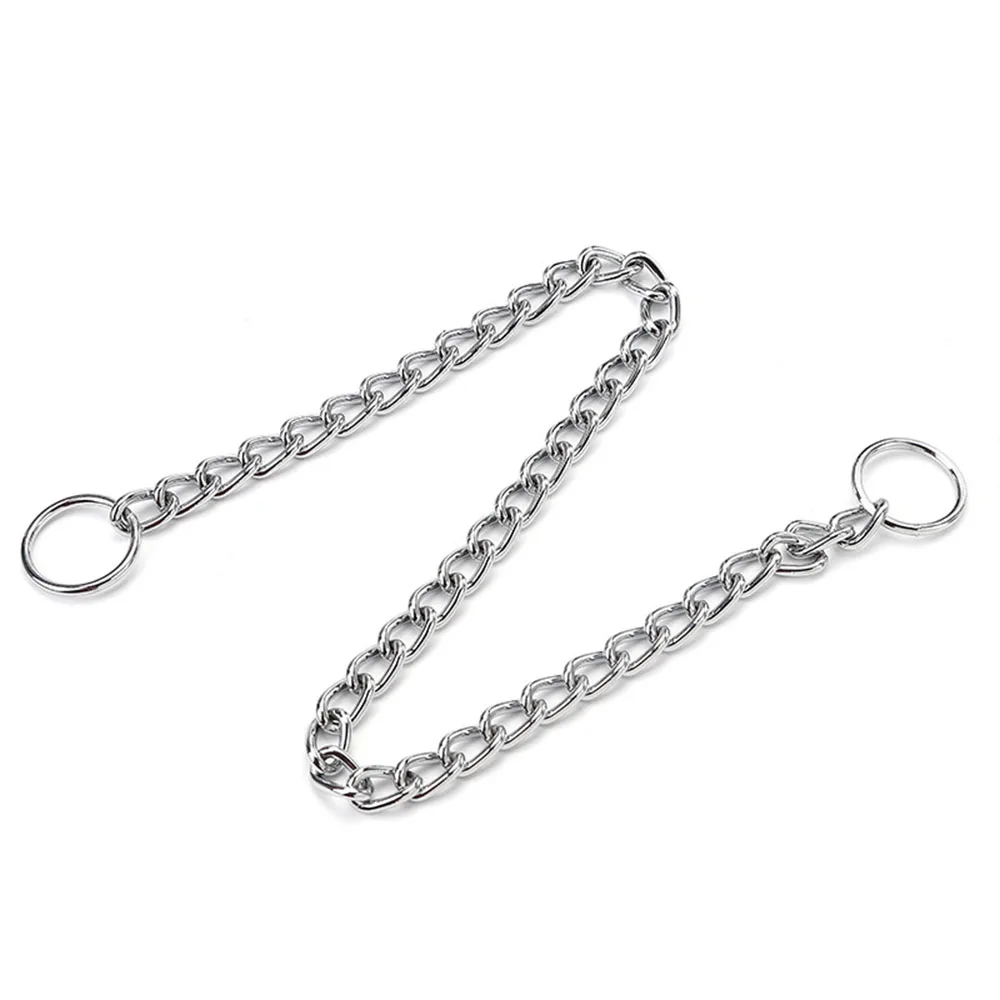 Metall Hund Training Choke Kette Halsbänder für Kleine Medium Große Hunde Pitbull Bulldog Starke Edelstahl Eisen Hund Slip P China kragen – Detail 5