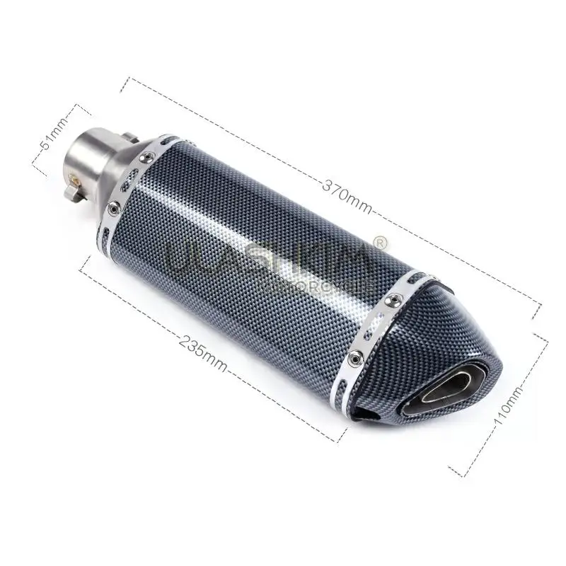 SH150 SH 125 150I Motorcycle Exhaust Mascape Full System Slip On Middle Link Muffler For honda SH125 SH150i SH125i 2017-2020