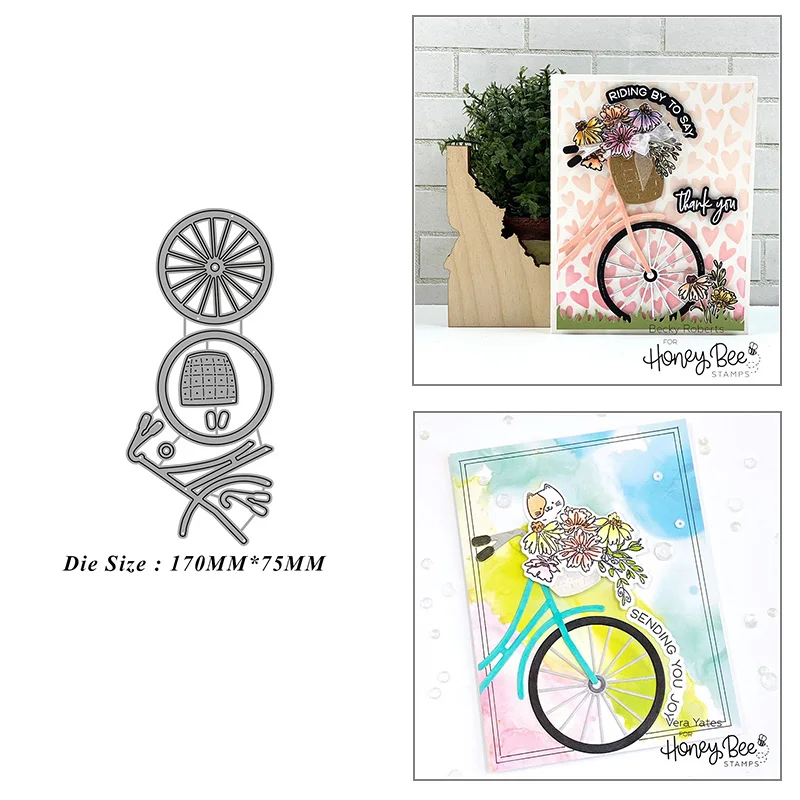 

Bicycle Metal Cutting Dies for DIY Scrapbook Album Paper Card Decoration Crafts Embossing 2021 New Dies