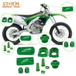 Motorrad Brems Flüssigkeit Reservoir Abdeckung Achse Block Oli Stecker Set Für KAWASAKI KX250 KX250F KX450F KLX450R KXF250 KXF450 KXF 2016