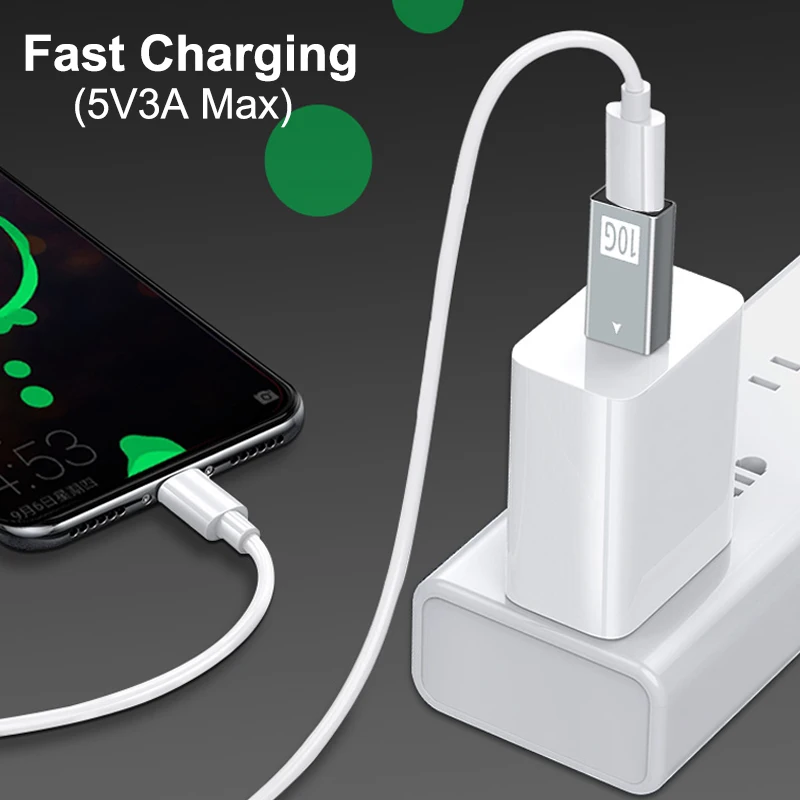 محول USB C إلى USB 3.1 نوع A ذكر إلى نوع C موصل محول Thunderbolt 3 10 Gbps Type-c شحن نقل البيانات