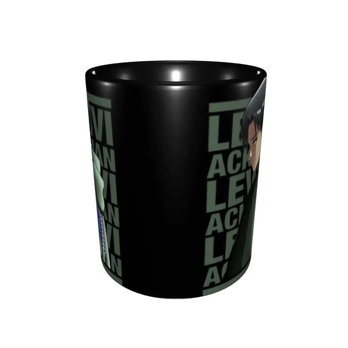 Promo Levi-ackermann ATTACKs ON TITAN Shingeki No Kyojin Mugs Hot Sale Cups Mugs Print Funny R170 coffee cups