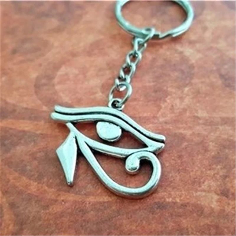 Eye of Horus Keychain Keyring, Eye of Ra Gift, Egyptian Eye, History Fan Gift, Egypt Travel Charm, Egyptian God Key chain