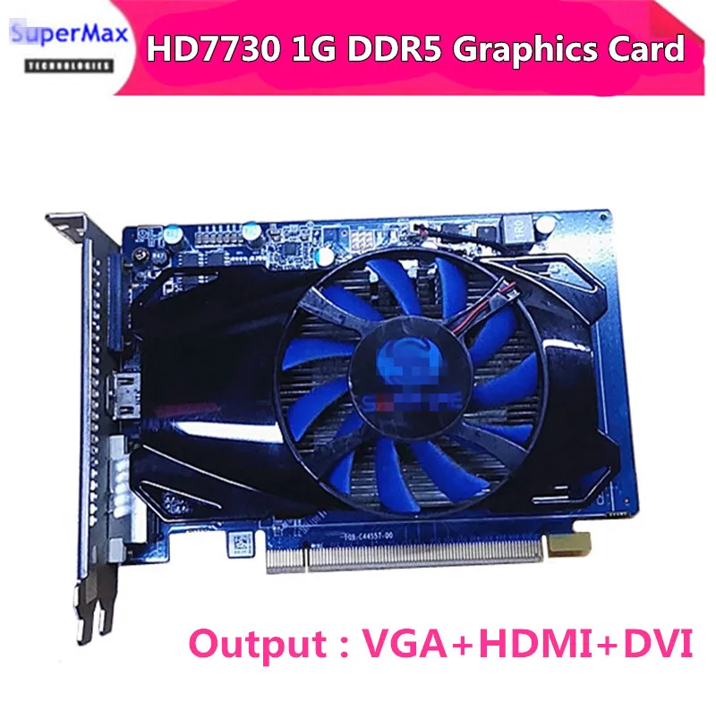 Original HD7730 1G DDR5 Platinum Edition Graphics card VGA HDMI DVI PCI-E interface comparable to HD7750 Ultra HD6670