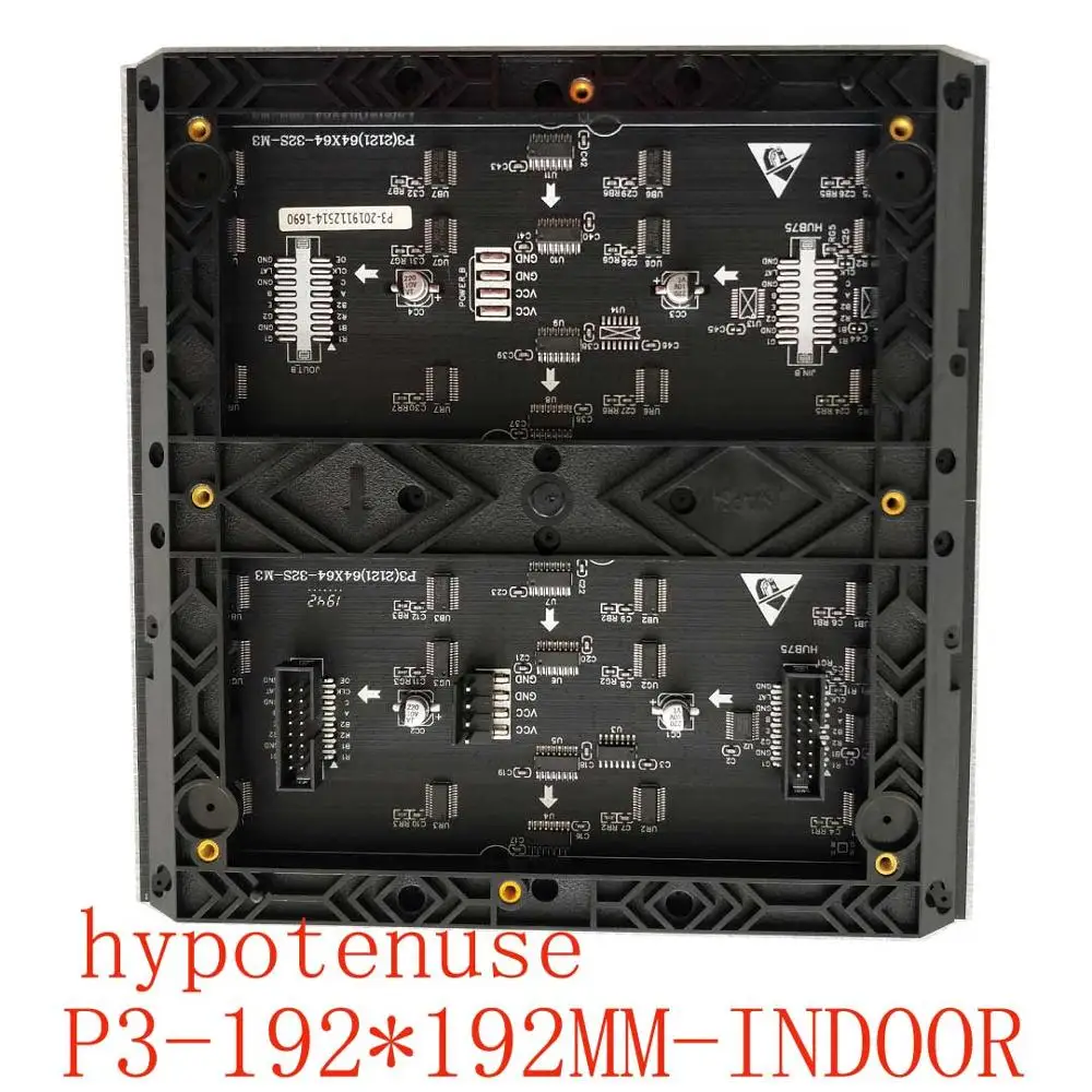 

Hypotenuse Right Angle module P3 SMD2121 192mm*192mm Full-Color Indoor LED Display Advertising Screen P2 P2.5