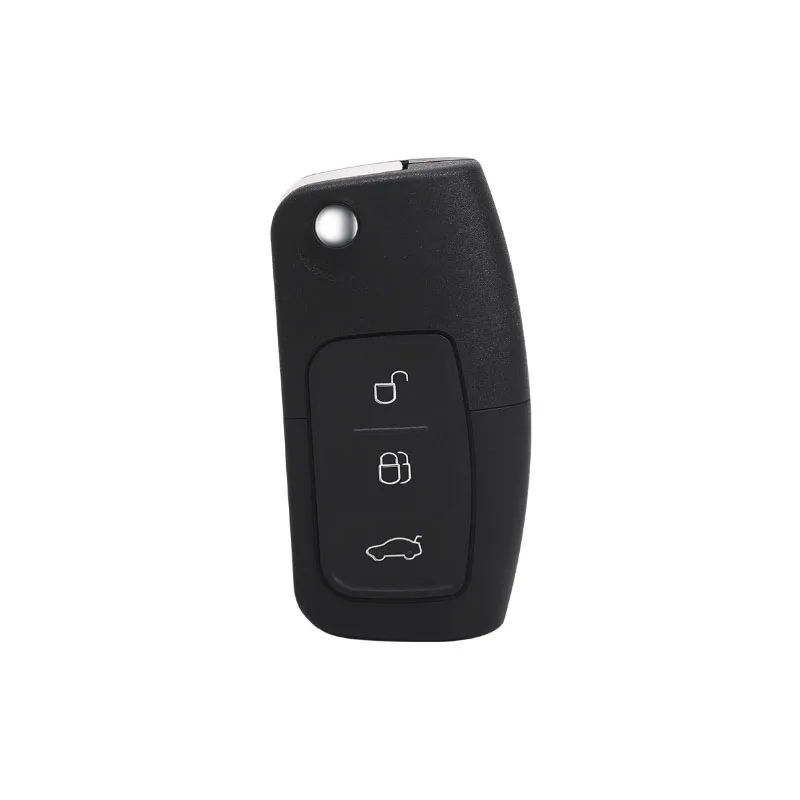 

3 BUTTONS FLIP REMOTE KEY SHELL CASE FOR FORD FOCUS WITH HU101 BLADE FOB KEY COVER 5PCS/LOT