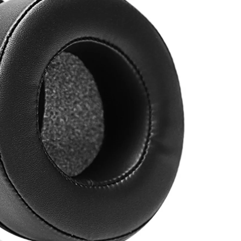 Almohadillas para los oídos de tipo General duraderas de 60-95MM, almohadillas de cuero proteico suave, cubierta de esponja de memoria, orejeras para auriculares, funda Flexible para auriculares