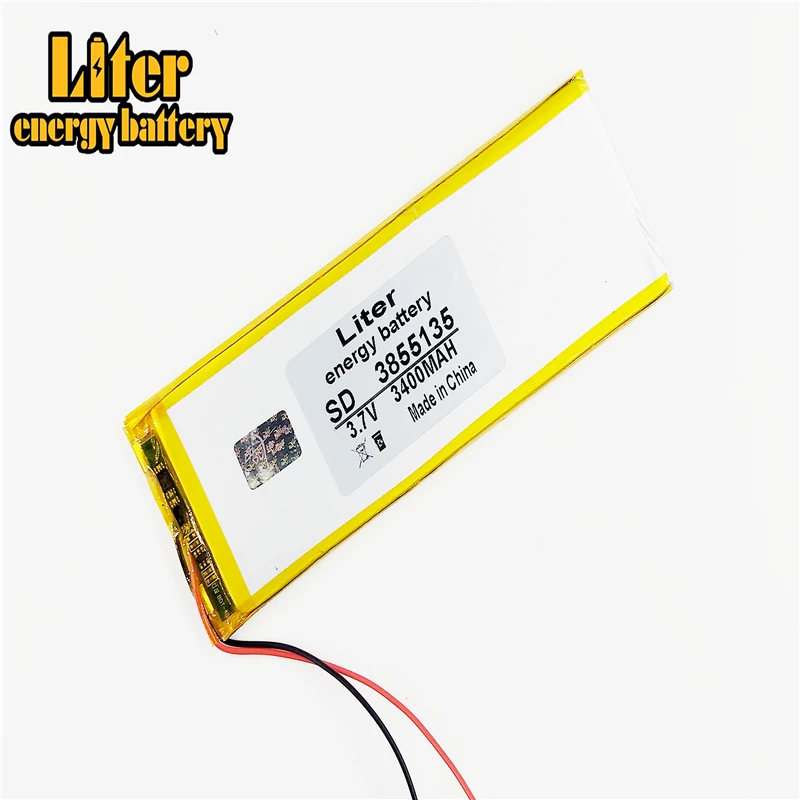 li-po 3.7V 3400mah (polymer lithium ion battery) Li-ion battery for tablet pc 7 inch 8 inch 9.7 inch 10.1 inch [3855135]