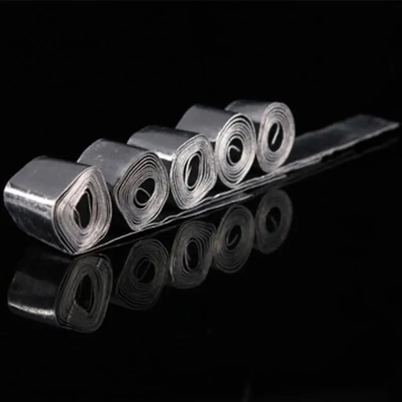 Wholesale 0.4MM/0.5MM/0.6MM/0.8MM/1MM Lead Sheet Strip Lead Sinker Tin Roll Fishing Supplies Fishing Accessories Fishing Tackle