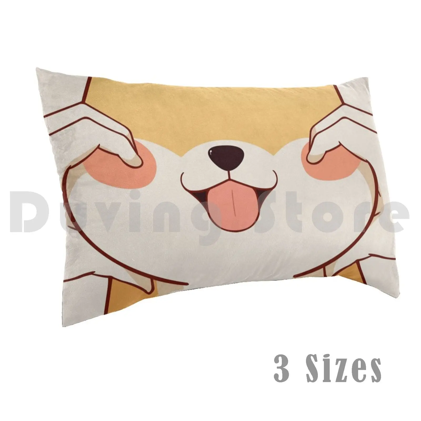 

Cute Doggo!pillow Case Kawaii Shiba Kawaii Shiba Doggo Dog Cute Adorable Cheeks Japan Japanese Anime Cute