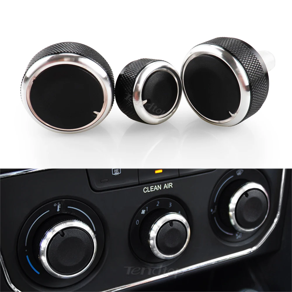 For Volkswagen VW Passat B5 Bora Golf 4 For Skoda Superb Octavia MK1 2002-2008 Car AC Knob Air Conditioning Control Switch Knob