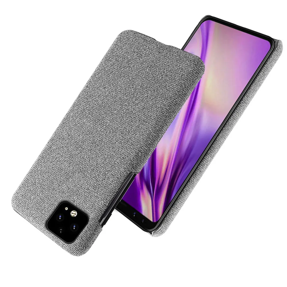 Cloth Texture Fit Phone Case For Google Pixel 4 Anti-Drop Phone Bag Cover For Google Pixel 4 XL 4xl Pixel4 Pixel4xl Coque Funda