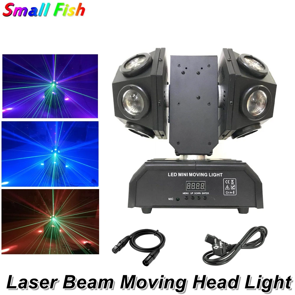 12X10W Double Arms Beam Light DMX512 Moving Head Light Football DMX512 Laser Light DJ /Bar /Party /Show /Stage Light Laser Dj