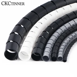 1 Meter 8/10/16/22/28/32mm Winding Tube Spiral Wrap Sleeving Tube Flame Retardant Cable Protective Sleeve Line Organizer Pipe